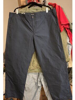 Vintage Giorgio Armani Iridescent Blue Taffeta Nylon Ski Pants-style Trousers